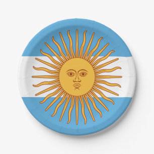Argentinien Pappteller