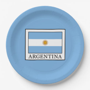 Argentinien Pappteller