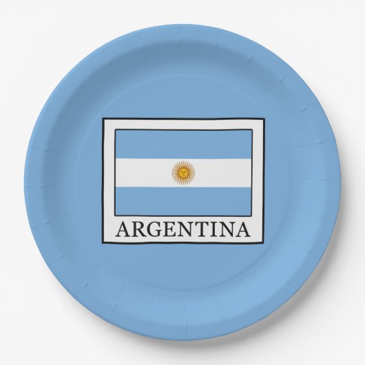 Argentinien Pappteller (Vorderseite)