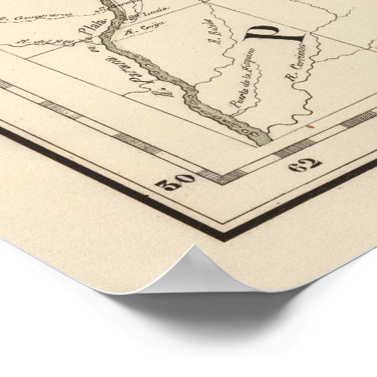 Argentinien Paraguay 31 Poster (Ecke)