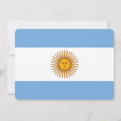 Argentinien Party Einladung (Rückseite)