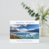 Argentinien - Perito Moreno Glacier Postkarte (Stehend Vorderseite)