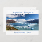 Argentinien - Perito Moreno Glacier Postkarte (Vorne/Hinten)