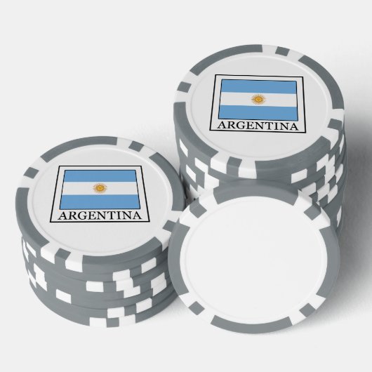 Argentinien Pokerchips (Stapel)