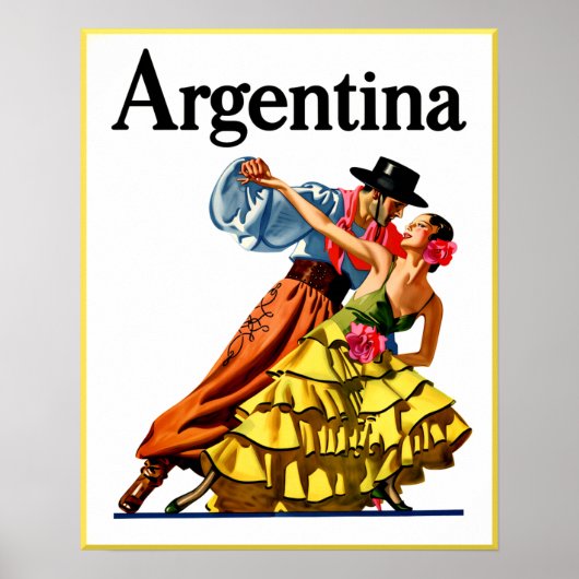 Argentinien Poster (Vorne)