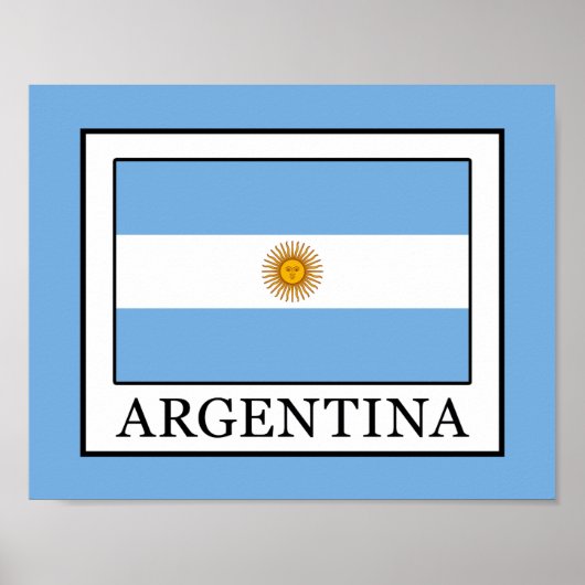 Argentinien Poster (Vorne)