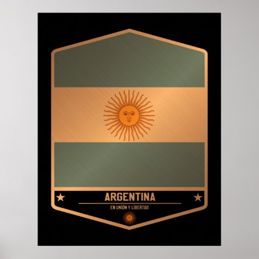 Argentinien Poster (Vorne)