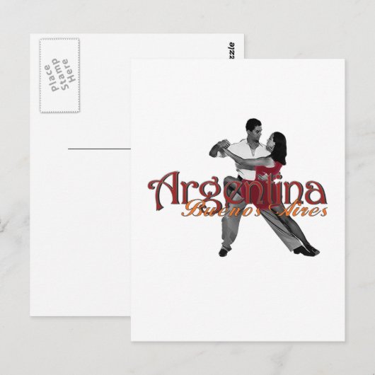 Argentinien Postkarte (Vorne/Hinten)