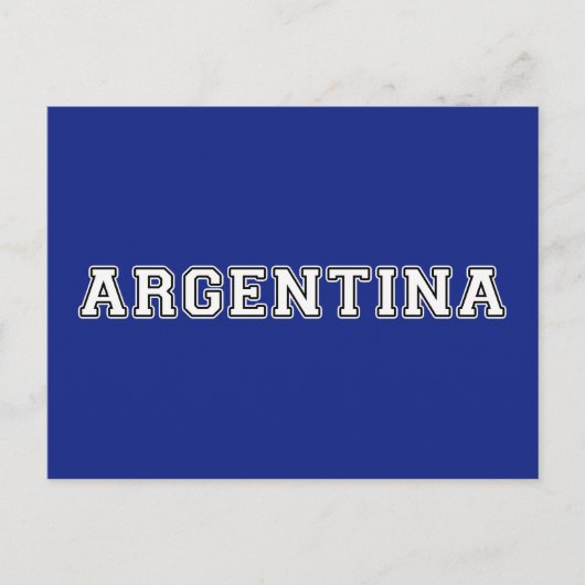 Argentinien Postkarte (Vorderseite)
