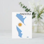 Argentinien Postkarte (Stehend Vorderseite)