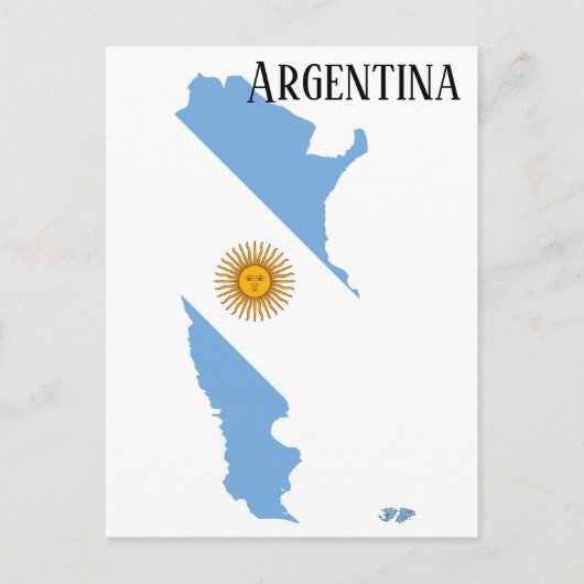 Argentinien Postkarte (Vorderseite)