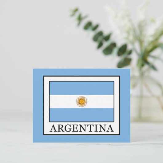 Argentinien Postkarte (Stehend Vorderseite)
