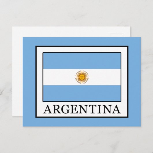 Argentinien Postkarte (Vorne/Hinten)