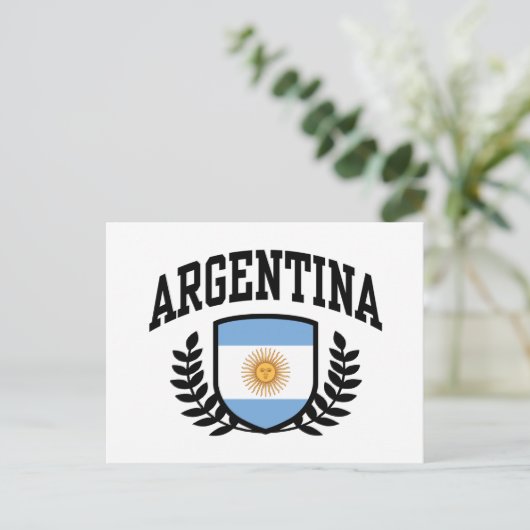 Argentinien Postkarte (Stehend Vorderseite)