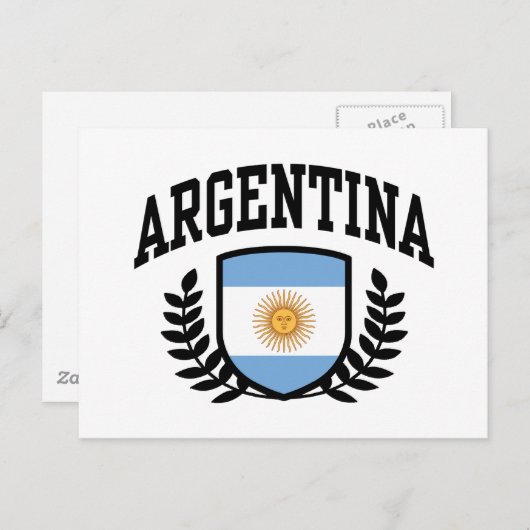 Argentinien Postkarte (Vorne/Hinten)