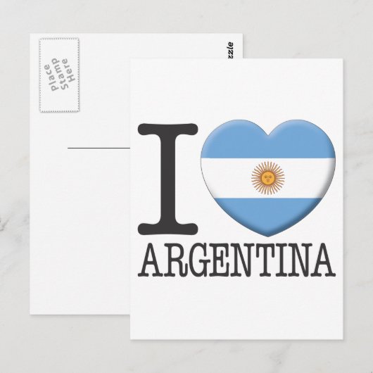 Argentinien Postkarte (Vorne/Hinten)
