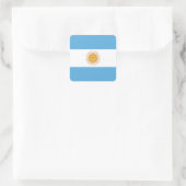 Argentinien Quadratischer Aufkleber (Tasche)