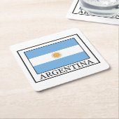 Argentinien Rechteckiger Pappuntersetzer (angewinkelt)