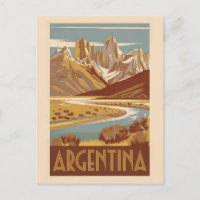 Argentinien Reisekunst Vintag