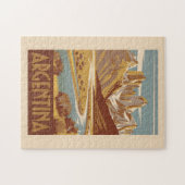 Argentinien Reisekunst Vintag Puzzle (Horizontal)