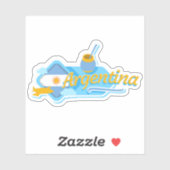 Argentinien Reisen Vinyl Sticker (Blatt)