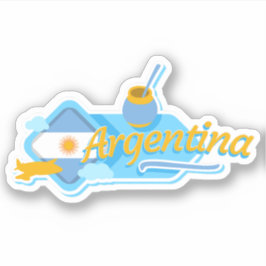 Argentinien Reisen Vinyl Sticker
