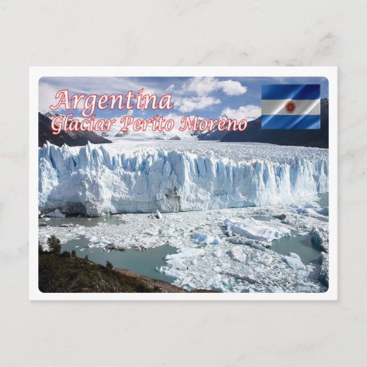Argentinien - Santa Cruz - Glaciar Perit Postkarte (Vorderseite)