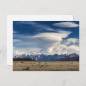 Argentinien - Saucerwolken über der Pampapostkarte Postkarte (Vorne/Hinten)