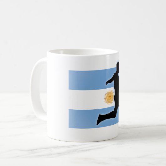 Argentinien-Schlaggerät 2 Kaffeetasse (Vorderseite Links)