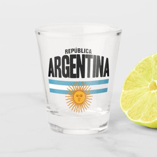 Argentinien Schnapsglas (Vorderseite)