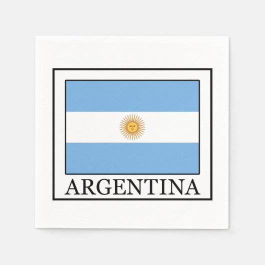 Argentinien Serviette (Vorderseite)