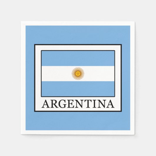Argentinien Serviette (Vorderseite)