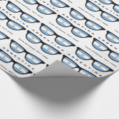 Argentinien Shades Custom Text & Color Geschenkver Geschenkpapier (Ecke)