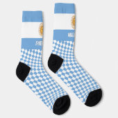 Argentinien Socken, Argentinienflagge Mode / Sport Socken (Rechts)