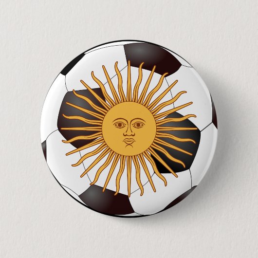 Argentinien "Sol de Mayo" Button (Vorderseite)