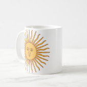 Argentinien, Sol de Mayo, "Links behandelt" Kaffeetasse (Vorderseite Links)