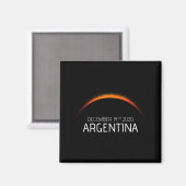 Argentinien Sonnenfinsternis 2020 Argentinien Sonn Magnet (Vorderseite/Rückseite)