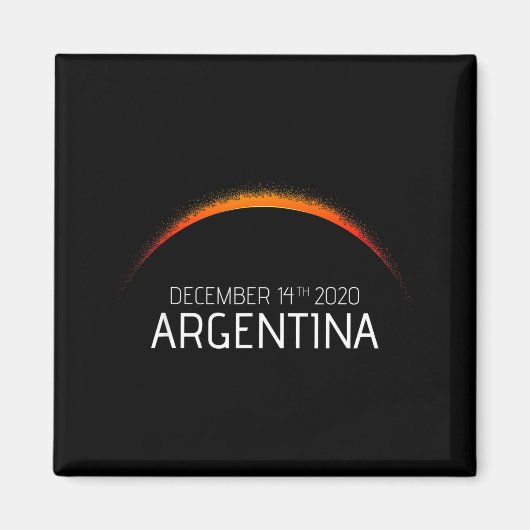 Argentinien Sonnenfinsternis 2020 Argentinien Sonn Magnet (Vorne)