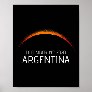 Argentinien Sonnenfinsternis 2020 Argentinien Sonn Poster