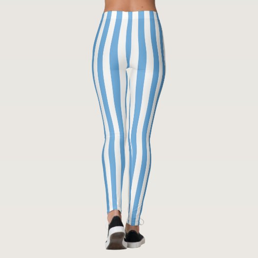 Argentinien Stripes Flaggen-Leggings Leggings (Rückseite)