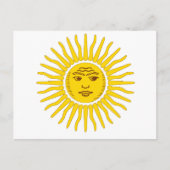 Argentinien Sun Postkarte (Vorderseite)