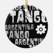 Argentinien-Tango Keramik Ornament (Vorne)
