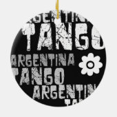 Argentinien-Tango Keramik Ornament (Hinten)