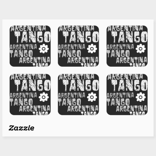 Argentinien Tango Sticker (Blatt)