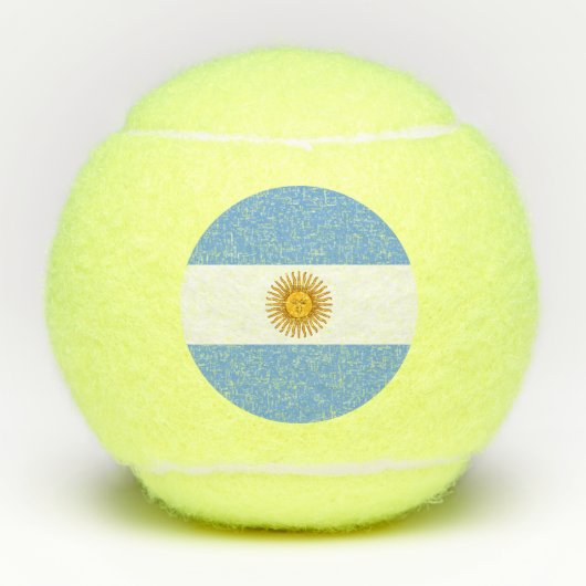Argentinien Tennisbälle (Vorderseite)