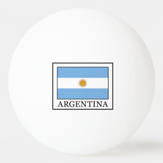 Argentinien Tischtennisball (Vorderseite)