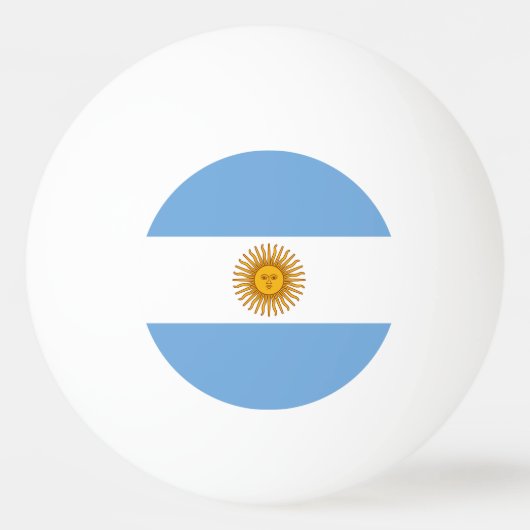 Argentinien Tischtennisball (Vorderseite)