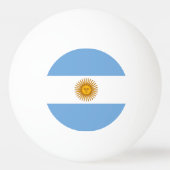 Argentinien Tischtennisball (Rückseite)