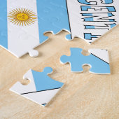 Argentinien und Argentinien - Personalisiert getee Puzzle (Seite)