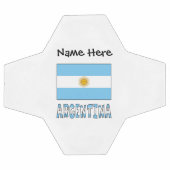Argentinien und Argentinische Flagge Personalisier Fußball (Flach)